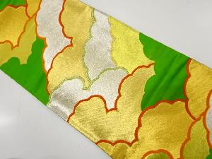 アンティーク　雲模様織り出し袋帯（材料）